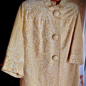 1960’s Mid-century Brocade Evening Coat